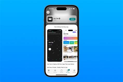 The First Native Porn App For Iphone Hot Tub In Europe