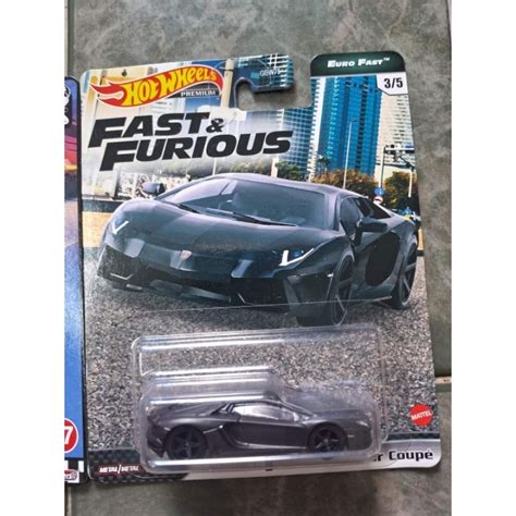 Hot Wheels Premium Lamborghini Aventador Coupe Fast And Furious Shopee Malaysia