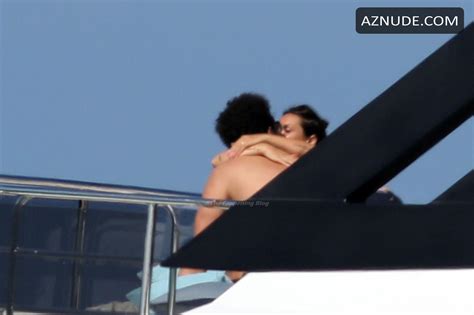 Elettra Lamborghini Sexy Relaxes While Nude On A Boat In Formentera Aznude