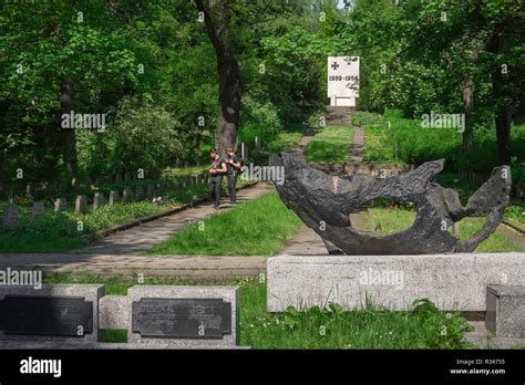 Cimetière des soldats de l armée polonaise Banque de photographies et d