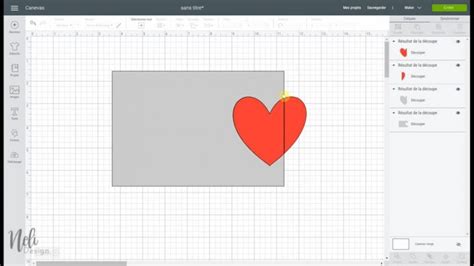 Utiliser La Fonction Couper Dans Cricut Design Space Nelidesign