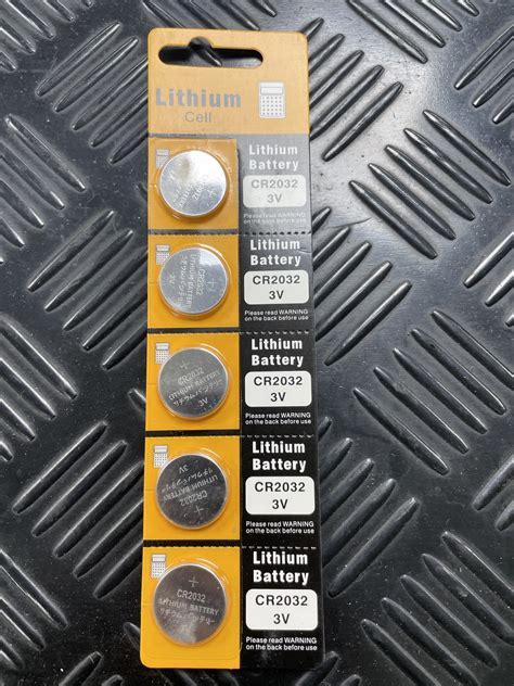 Lithium Cell CR2032 3V Batteries (5pk) – Double Deuce Firing Range