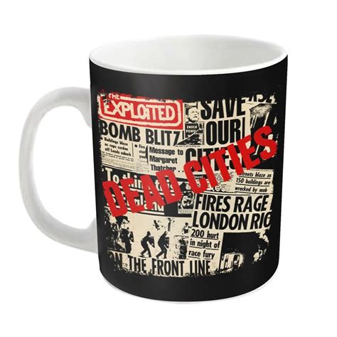 The Exploited Dead Cities Mug Hardcore Punk Season Of Mist