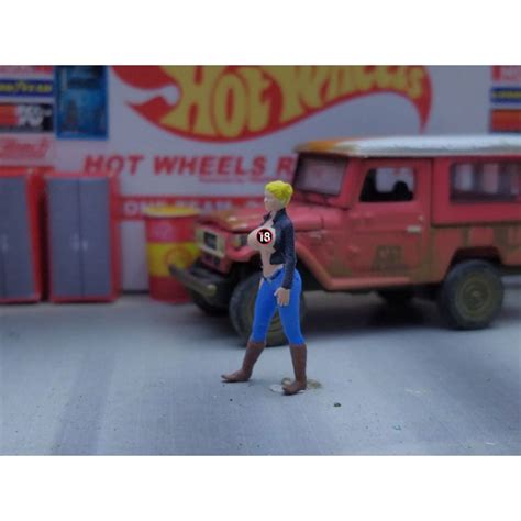 Figure Sexy Biker For Hot Wheels Matchbox Tarmac Minigt Shopee