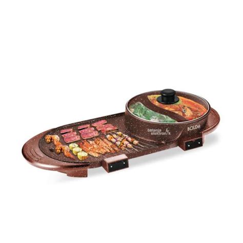 Promo Bolde Super Electric Grill Pan In Panggangan Elektrik Bbq Hot Pot Diskon Di Seller