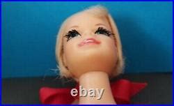 Vintage Mod Era Barbie Blonde Tnt Stacey Doll In Original Swimsuit Withstand Vintage