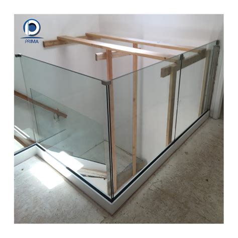 Prima Custom Frameless Aluminum U Channel Glass Railing China Railing