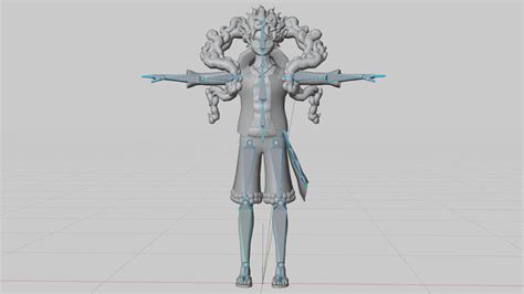 Luffy Gear 5 - 3D Model by RYANMAICOL