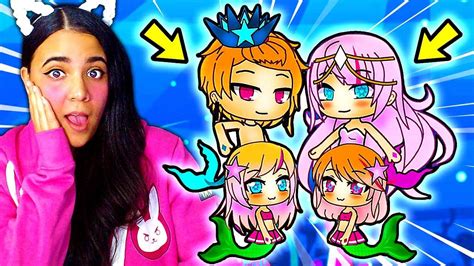 🧜‍♀️ Our Little Mermaids 3 🧜‍♂️ Gacha Life Mini Movie Love Story Reaction Youtube