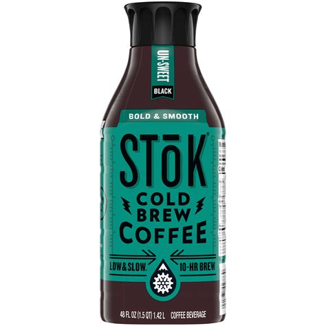 SToK Cold Brew Coffee, Black Unsweetened, 48 Oz. - Walmart.com