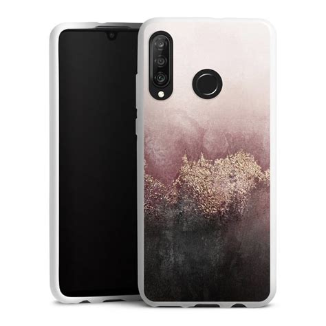 DeinDesign Handyhülle »Pink Sky Dust Glitter Look« Huawei P30 Lite ...