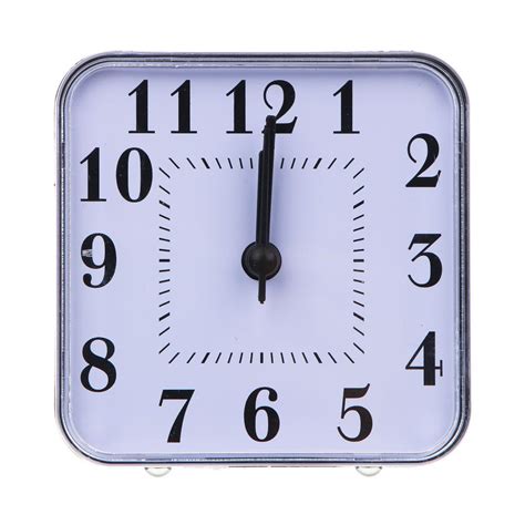 Будильник, 8х3,5х8 см, форма квадрат, пластик, LADECOR CHRONO, черный ...