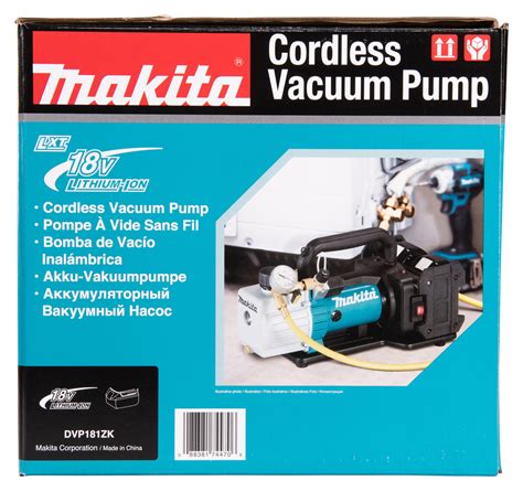 DVP181ZK - 2x18V LXT® Li-ion 3Pa kétlépcsős vákuumszivattyú 20HP osztály Z