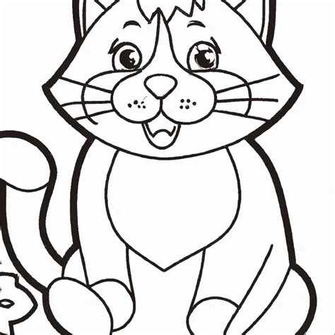 Desenhos De Gato Facil - 6