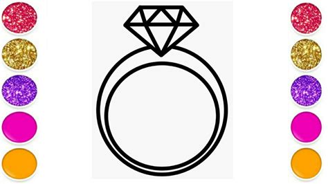 How To Draw A Diamond Ring Easy Step By Step Drawings Painting And