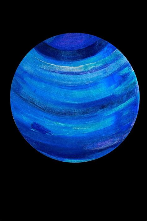 Planet Neptune Painting by Brittany Ellis | Saatchi Art