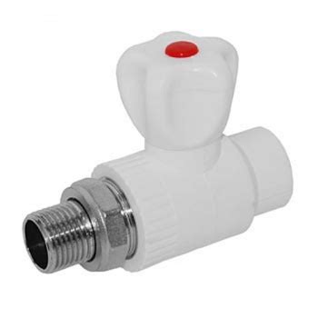Вентиль прямой разъемный 25х3/4", наружная разьба, ППР, AQUATTRO ...