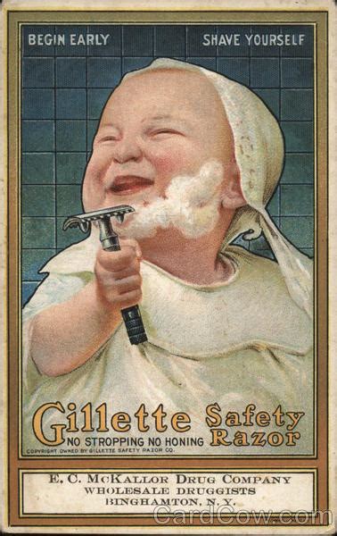 Gillette Safety Razor Ec Mckallor Drug Company Binghamton Ny