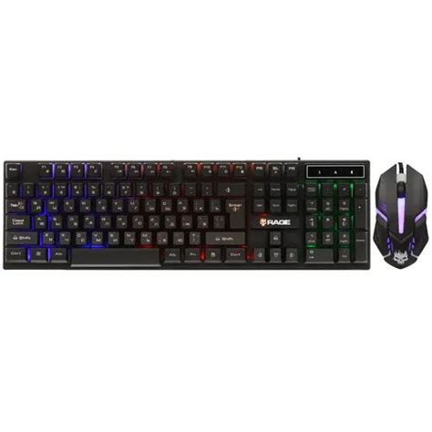 Клавиатура+мышь проводная Aceline GS Rage 100 черный купить по выгодной ...