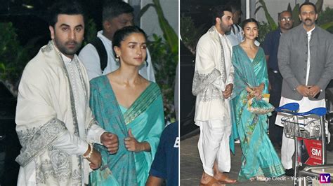 Agency News Ranbir Kapoor Alia Bhatt Opt For Traditional Attire As