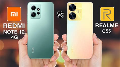Redmi Note 12 4g Vs Realme C55 Full Comparison ⚡