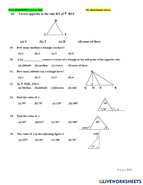 math geometry  interactive worksheets