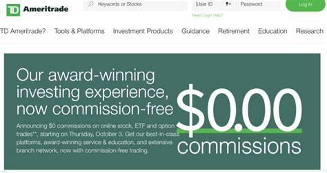 Td Ameritrade Eliminating Commissions For Stocks Etfs And Options