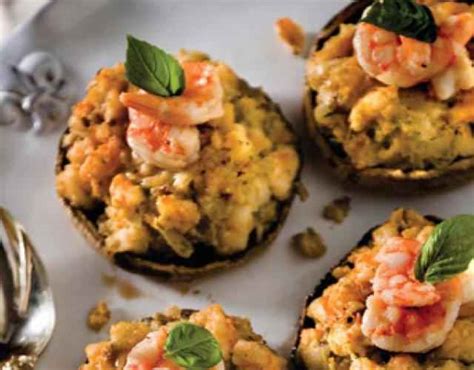 Shrimp Stuffed Portobello Mushrooms - Recipe Goldmine