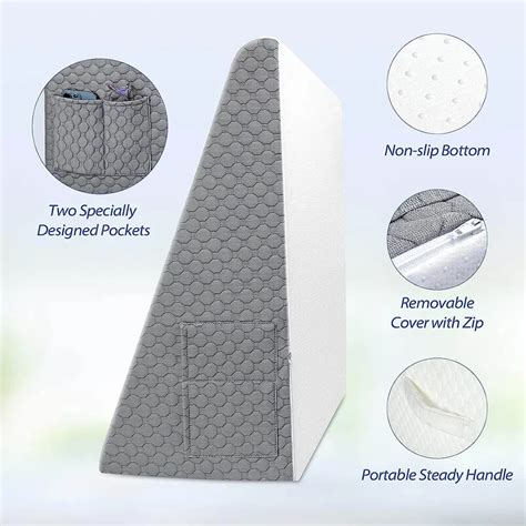 triangle wedge pillow  sleeping acid reflux  surgery blanda