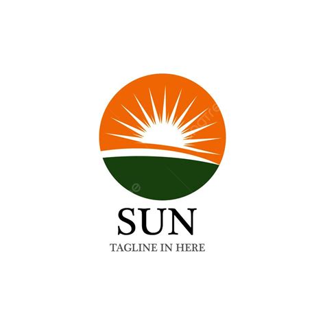 templat design vector hd images sun vector illustration icon logo