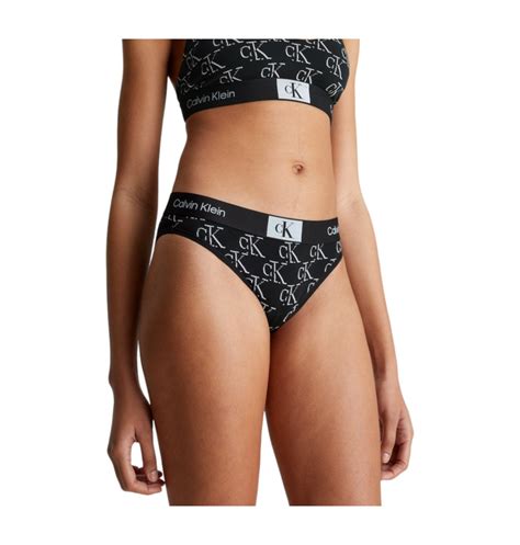 Calvin Klein Bikini Damskie Majtki P Modern Bikini Czarne Qf E Loc