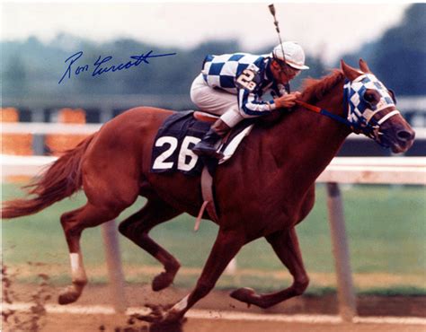 Secretariat Marlboro Cup Photograph Signed Ron Turcotte Gallery