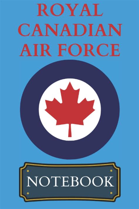 Royal Canadian Air Force Rcaf Notebook Aviation Themed Roundel