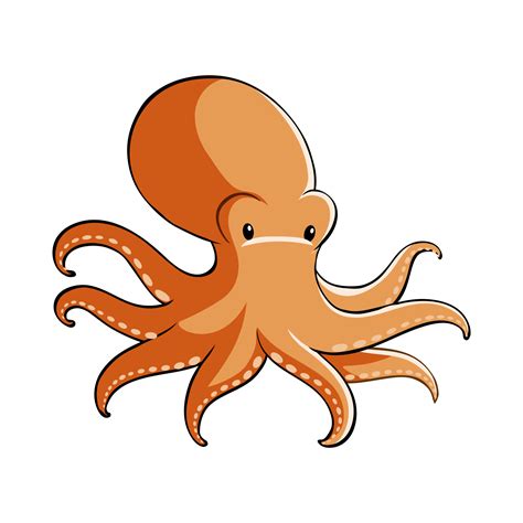 Free Orange Octopus Cartoon Illustration 23353892 Png With Transparent
