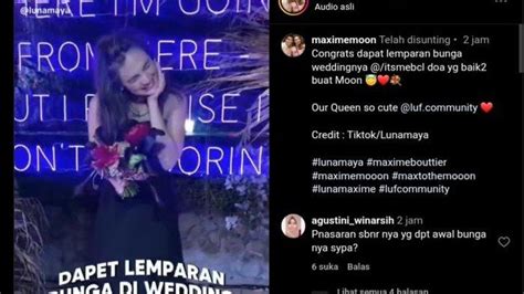 Luna Maya Dapat Buket Bunga Nikahan Bcl Semringah Didoakan Segera