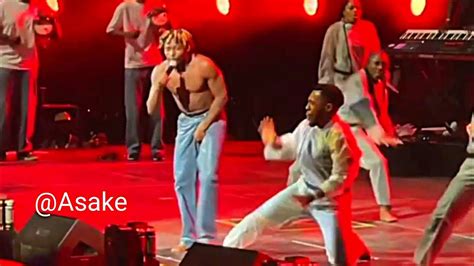 Asake Live In New York City Barclays Center Delivered Energetic