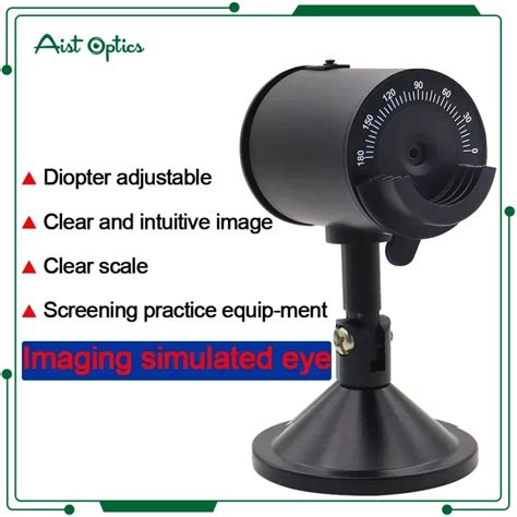 Optical Retinoscope Training Eye Schematic Modelglasses Other Tools