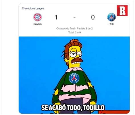 Los Mejores Memes De La Eliminación Del Psg Ante El Bayern Múnich Por La Champions League Messi