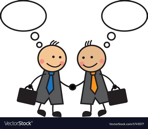 Shaking Hands Cartoon Image