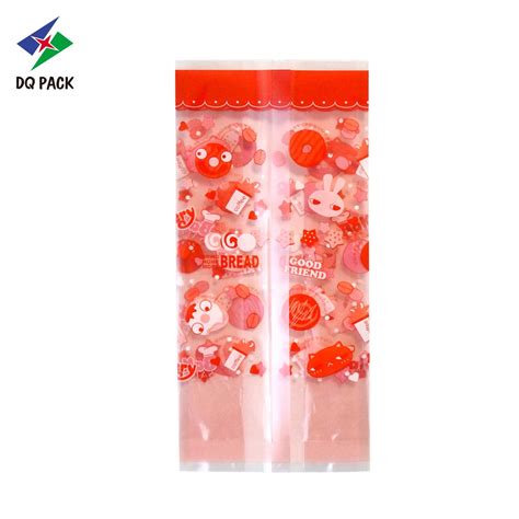 Dqpack Customized Side Gusset Bags Printed Transparent Food Packaging