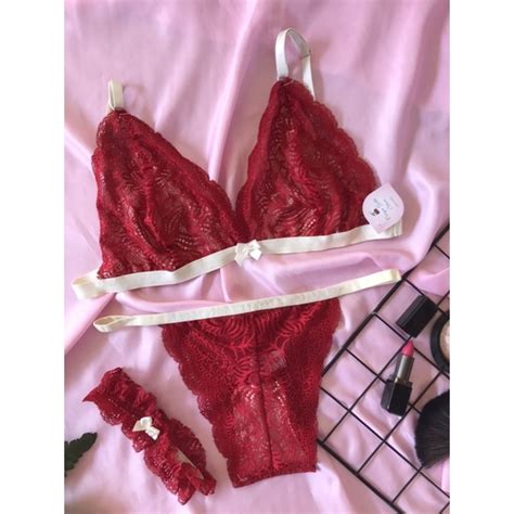 Conjunto Mika Lingerie Sem Bojo Lingerie Sexy Lingerie Perneira Shopee Brasil