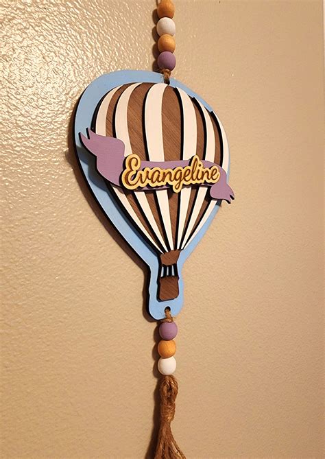 Hot Air Balloon Nursery Wall Decor Etsy