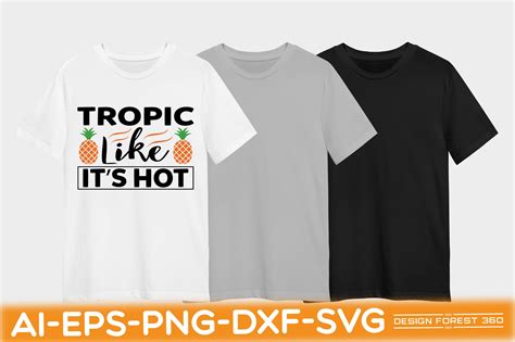 Tropic Like Its Hot Graphic By Design Forest Creative Fabrica
