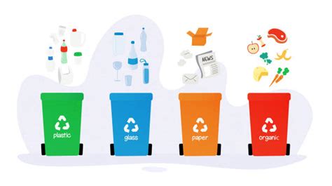 solid waste management illustrations royalty  vector graphics