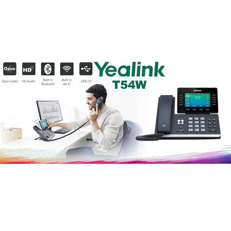 Buy Yealink Sip T54w T54w 16 Line Ip Hd Phone Colour Screen Hd Voice