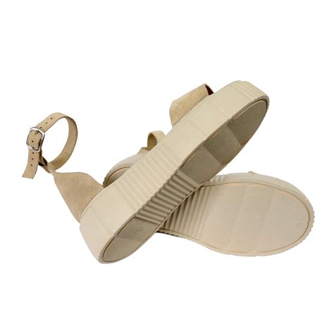 Sandale Dama Nude Cu Platforma Si Catarame Piele Naturala Emag Ro