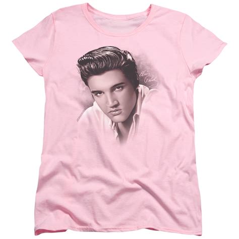 Trevco Elvis Presley The Stare Womens Short Sleeve Shirt