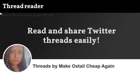 Make Oxtail Cheap Again S Threads Thread Reader App