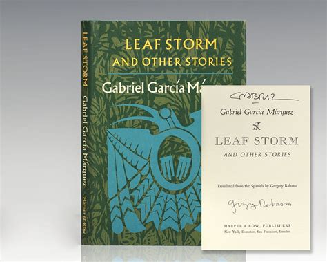 Leaf Storm and other Stories Gabriel Garcia Marquez First Edition Signed