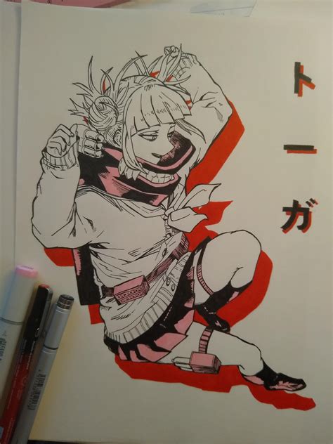 Redraw I Did Toga From One Of The Many Gorgeous Manga Panels R